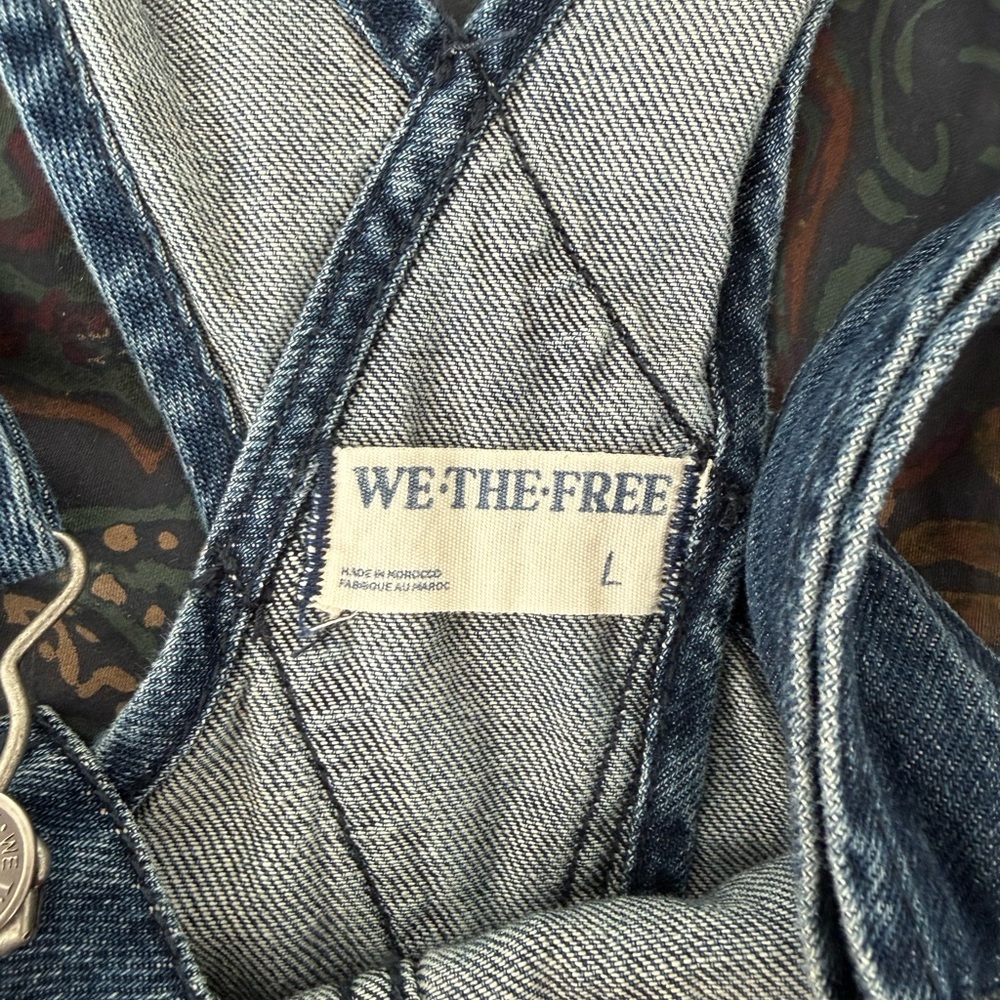 We The Free Denim Blue Overalls